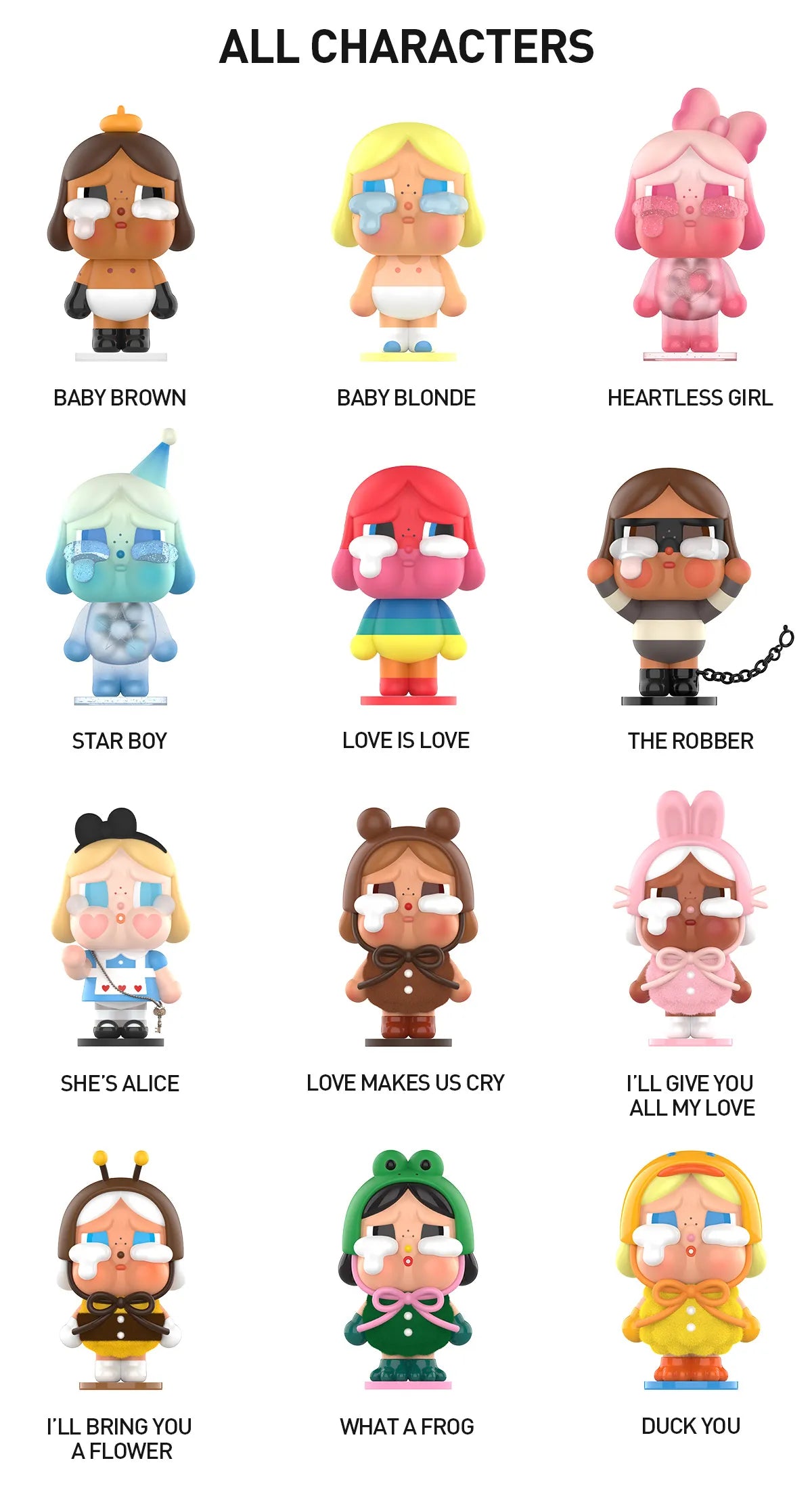 POP MART CRYBABY Crying Again Series Figures Blind Box – LAMOUR POP MART CRYBABY Crying Again Series Figures Blind Box – LAMOUR