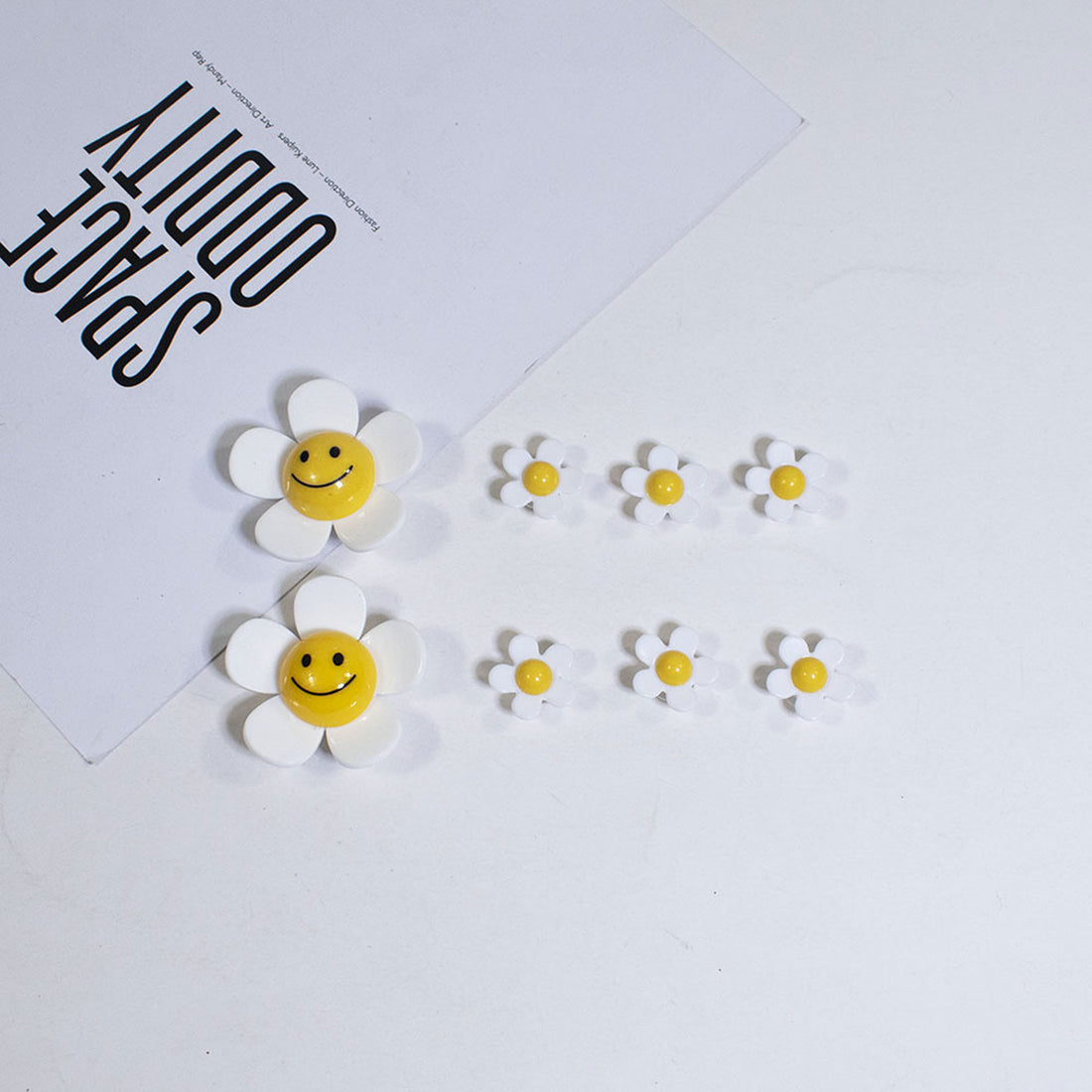 Acrylic Smiley Crocs Shoes Charms Decoration 1pack