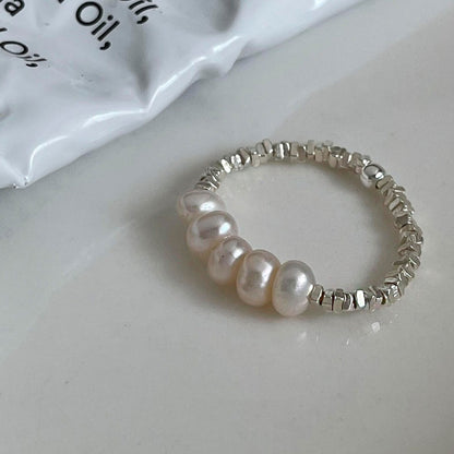 Crushed Pearl Ring