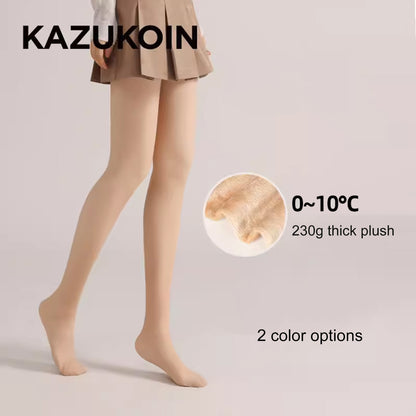 KAZUKOIN 230g Velvet Thickened Skin-Color Thermal Tights