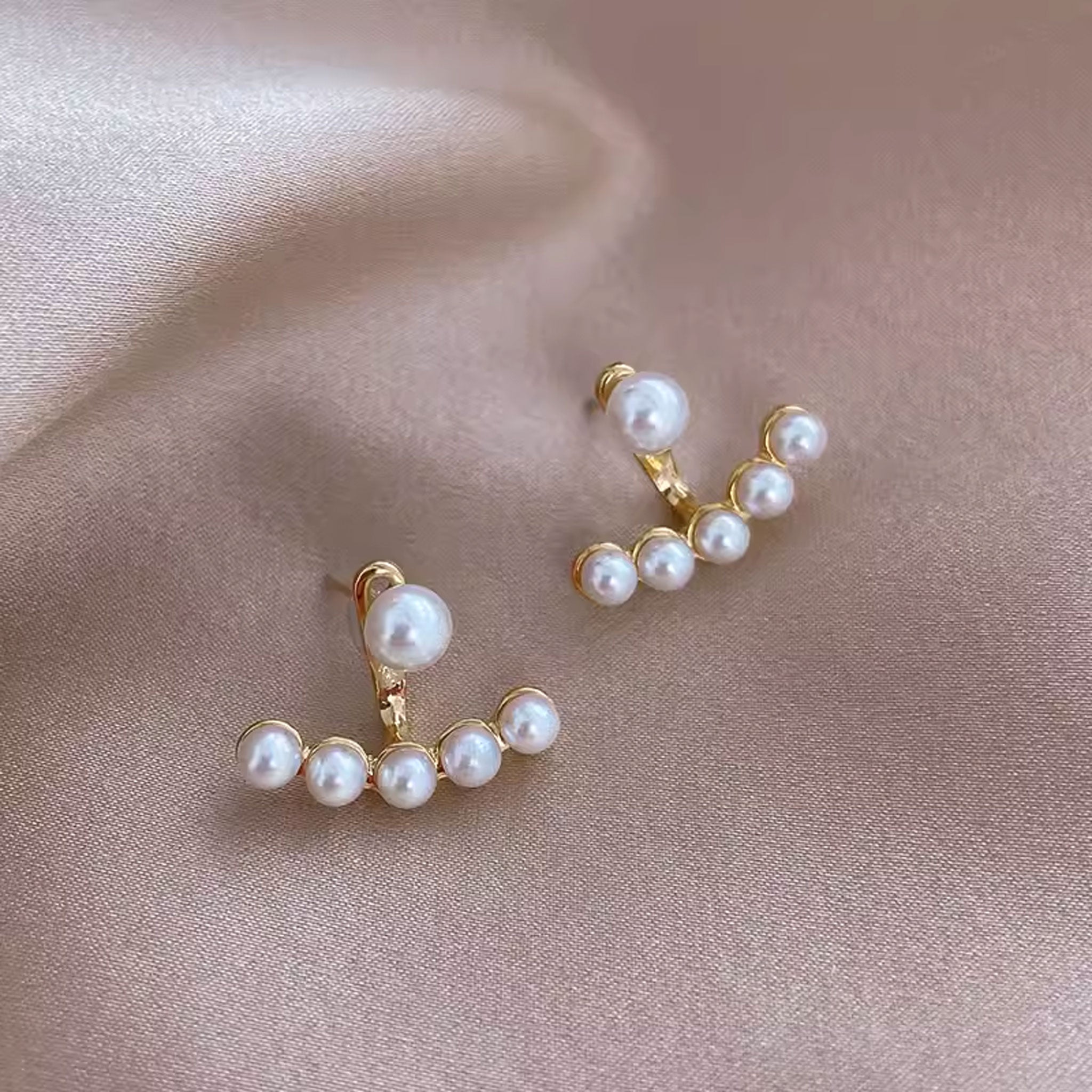 Pearl Stud Earrings 1pair