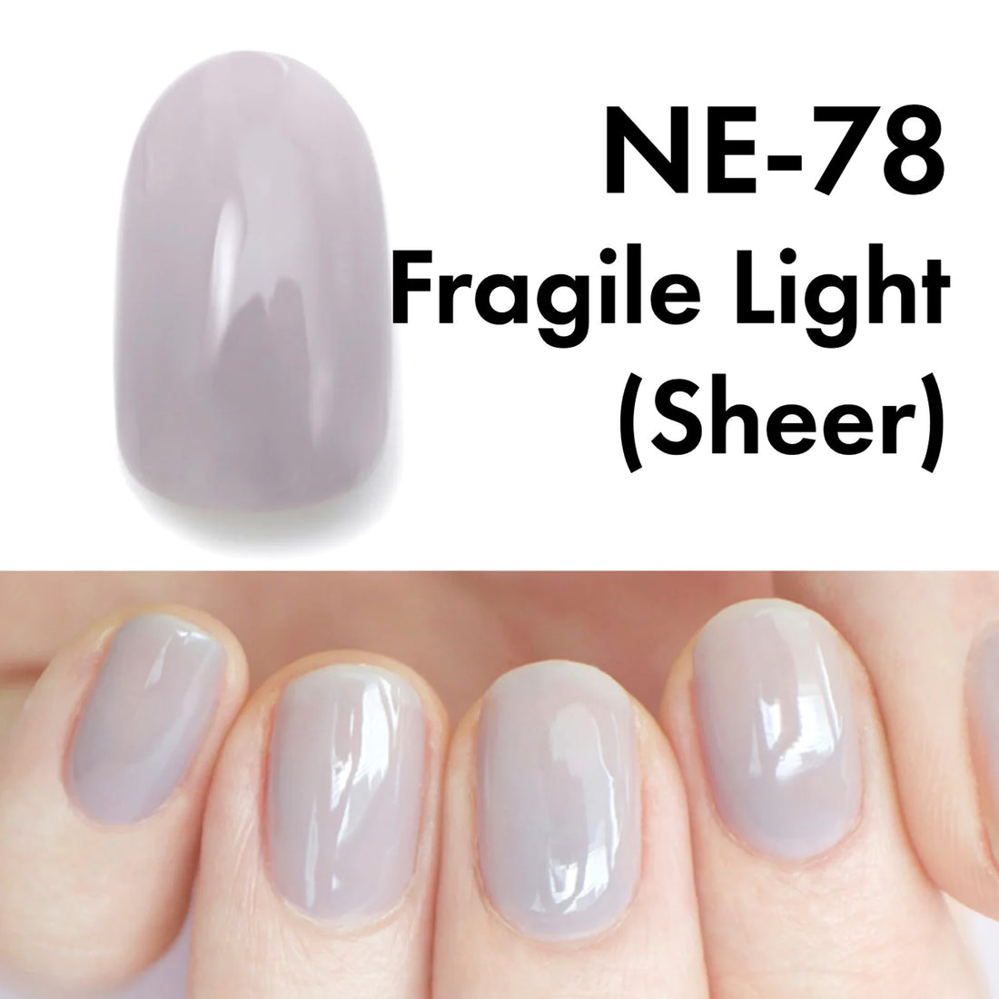 HOMEI-Weekly Gel Fragile Light NE-78 -9ml