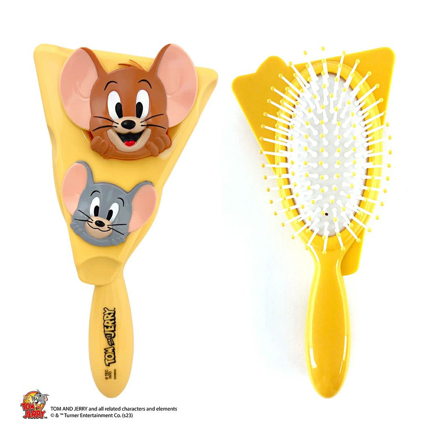 SHOBIDO Tom and Jerry Cheese Paddle Brush 1pc