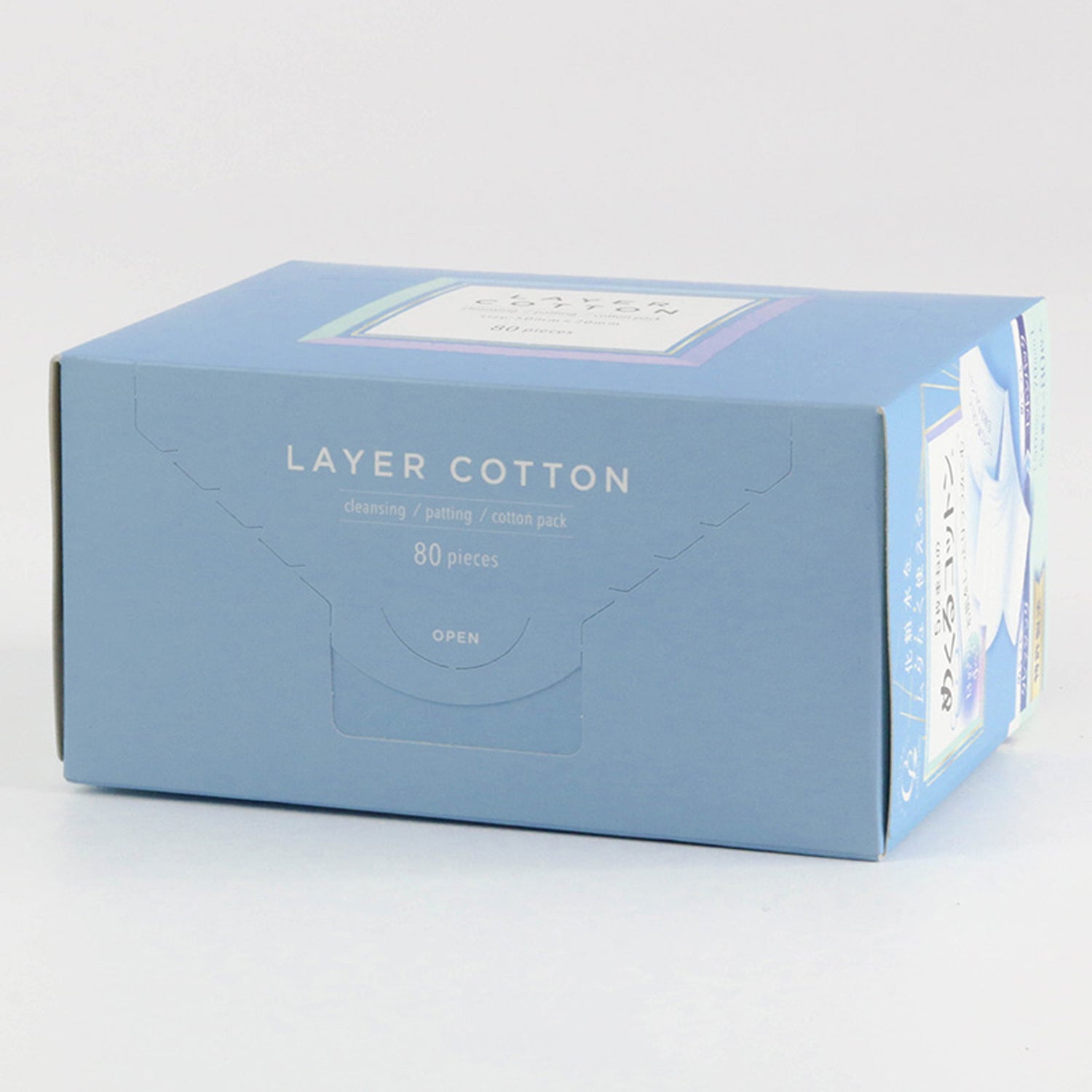 COTTON LABO 5 Layers Make Up &amp; Cleansing Cotton Pad-80pcs