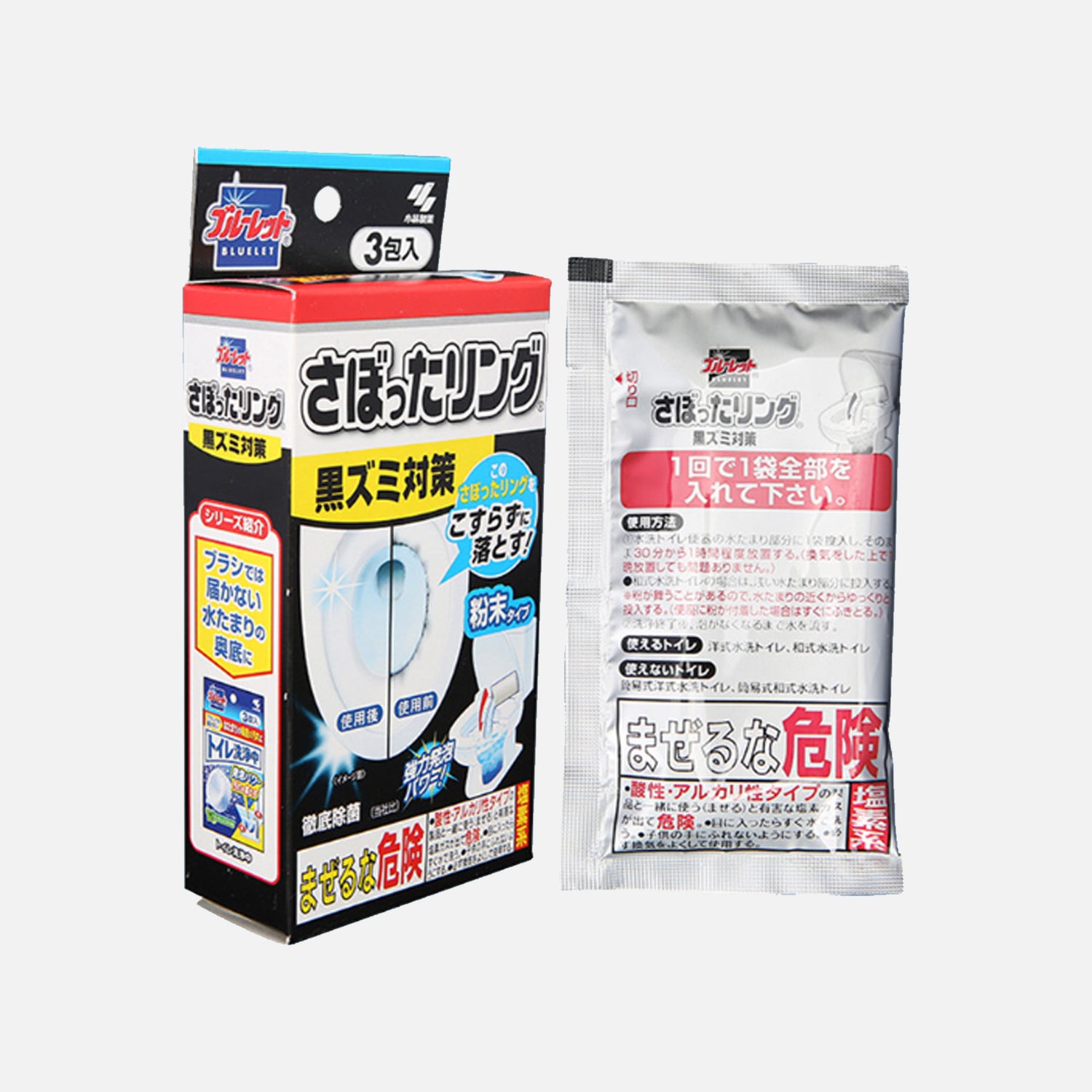 KOBAYASHI Bluelet Flush Toilet Washing Cleaner 5pcs