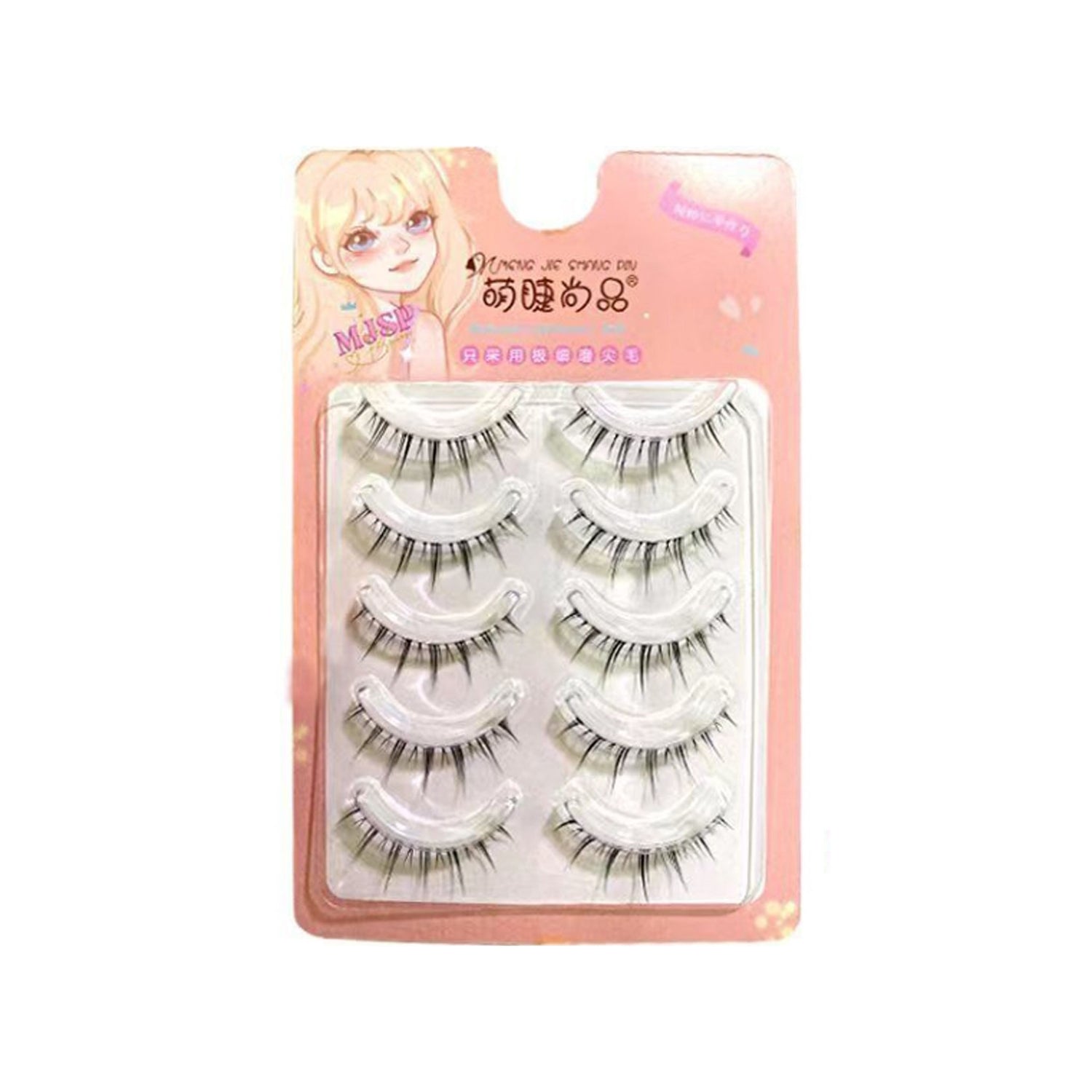 MJSP Supernatural Clear Terrier False Eyelashes 1set