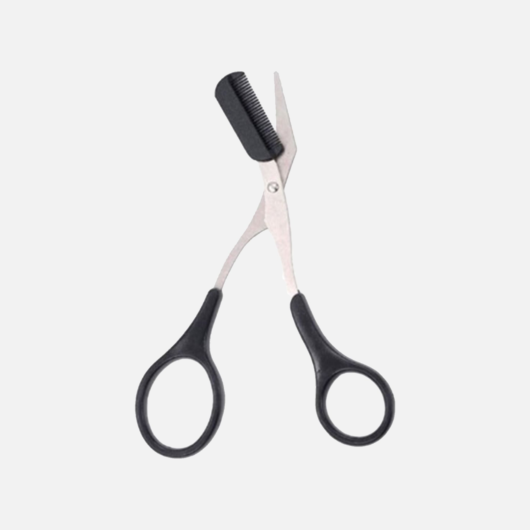 DARKNESS Eyebrow Shear Scissors With Comb 1pc