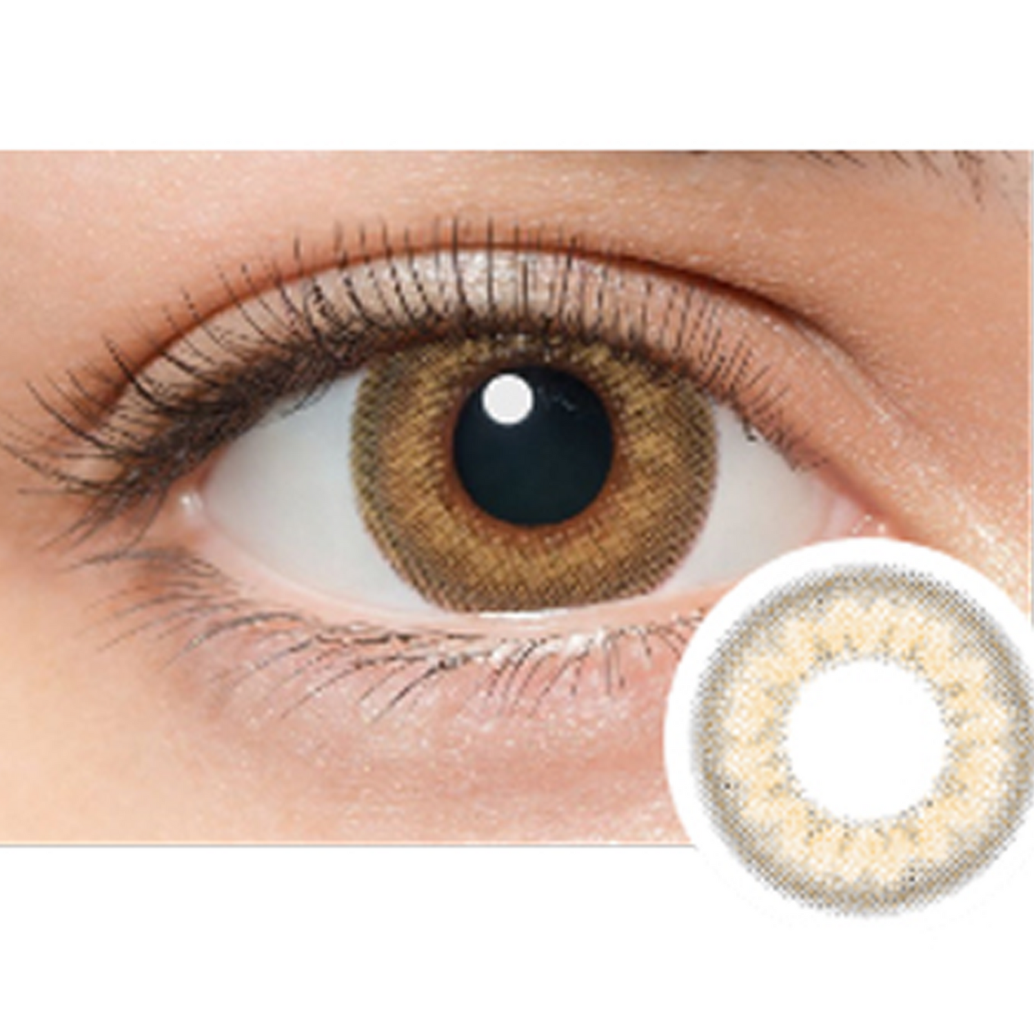 LIL MOON Monthy Contact Lenses-Skin Beige 1lens
