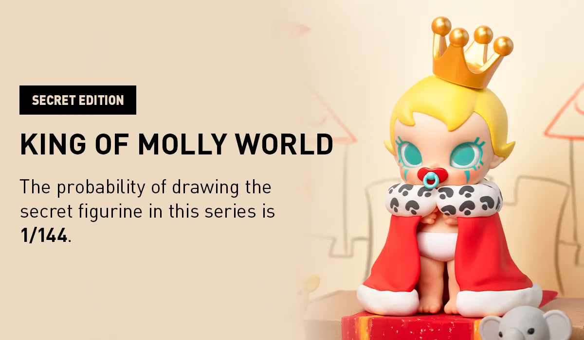 POP MART Baby Molly When I was Three!Series Figures Blind Box POP MART Baby Molly When I was Three!Series Figures Blind Box
