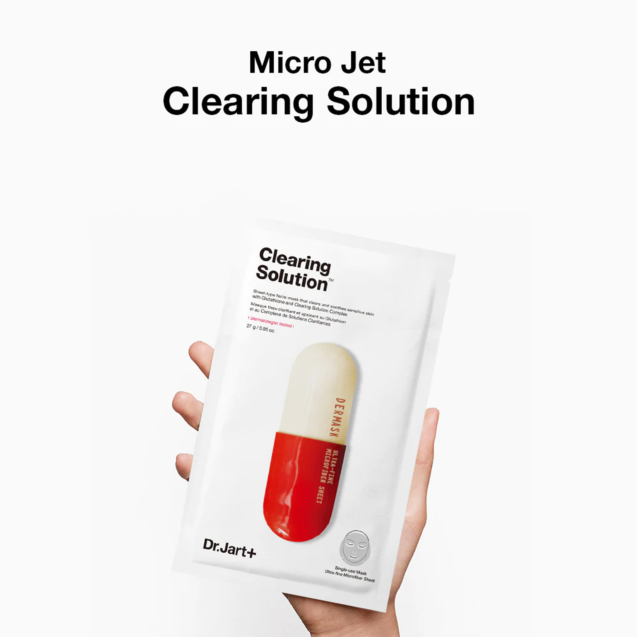 Dr.Jart+ Dermask Micro Jet Clearing Solution Sheet Mask 5pcs