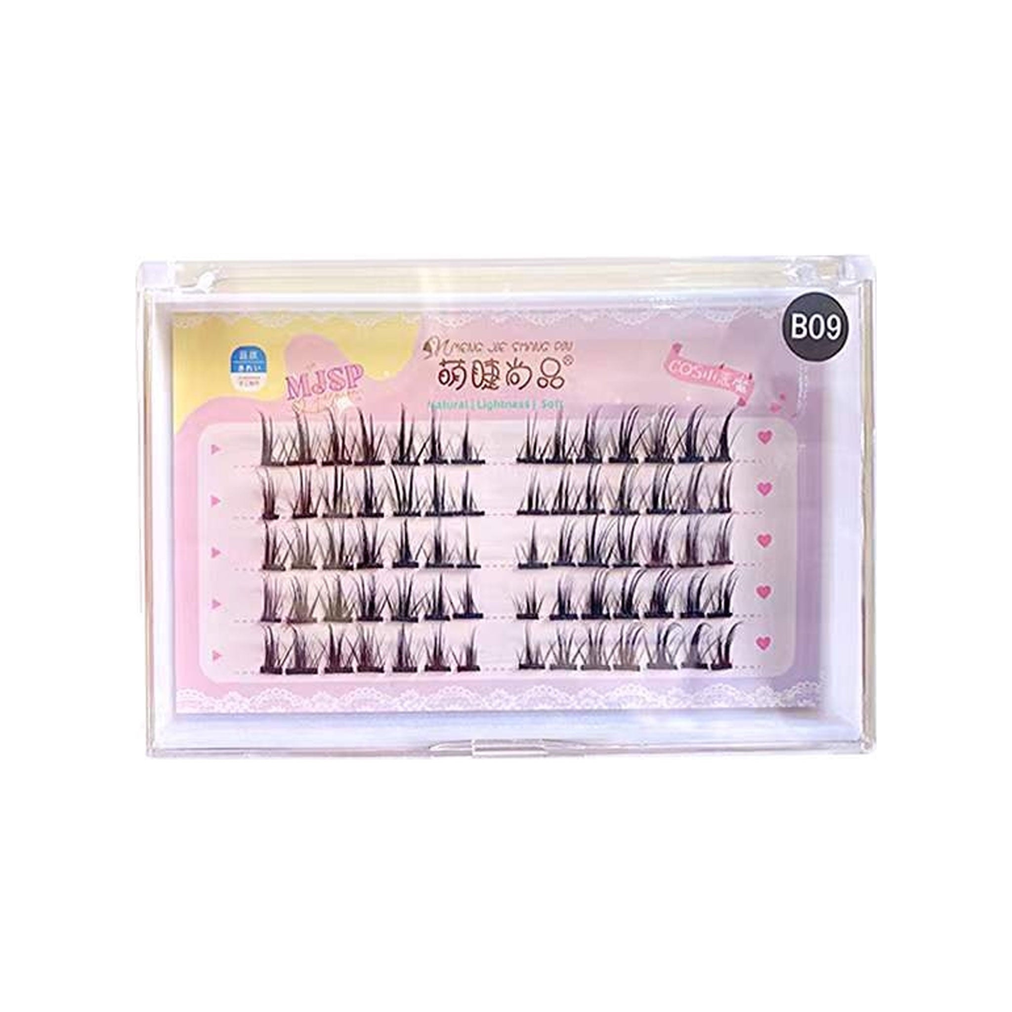 MJSP 萌睫尚品 小恶魔分段上睫毛 B09 1套