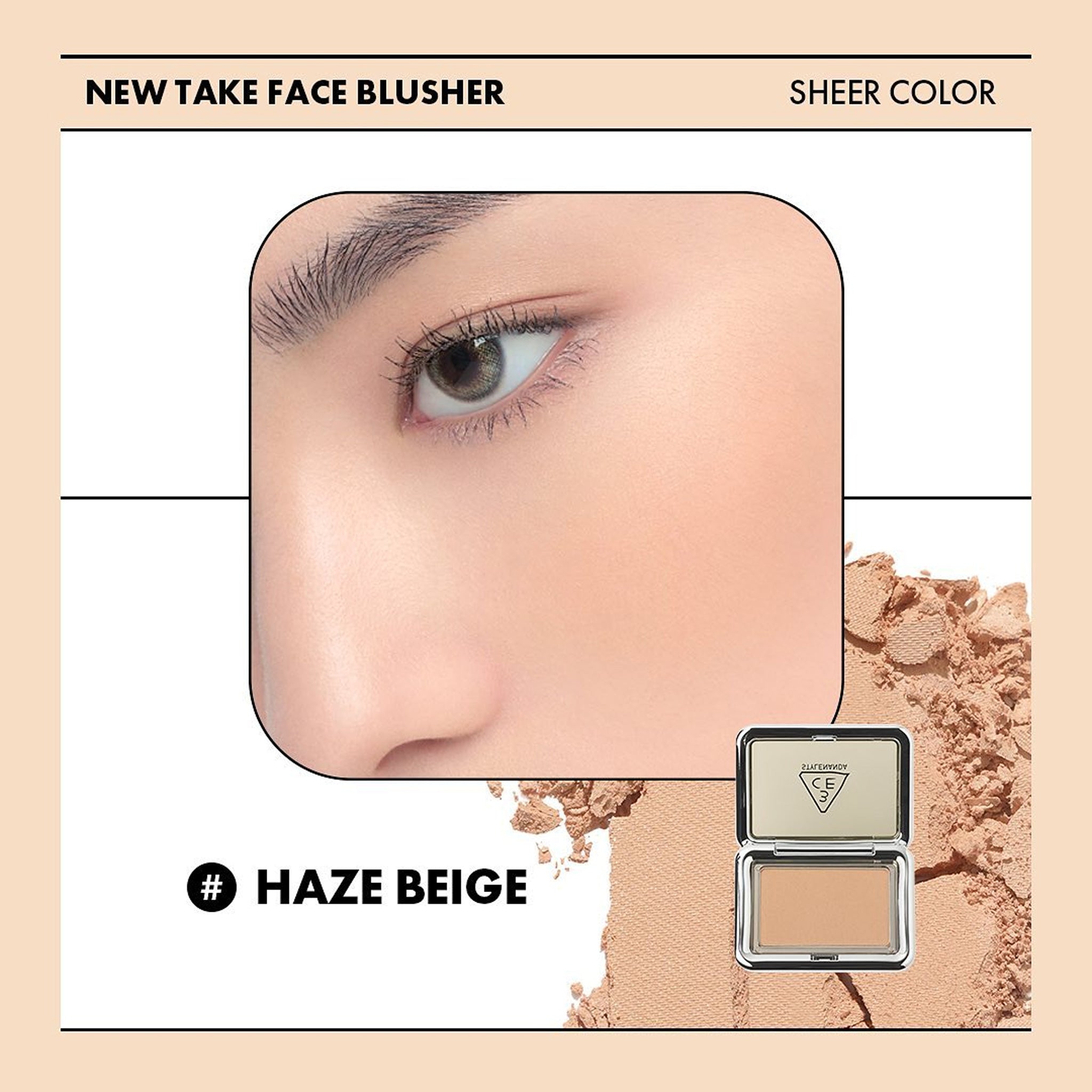 3CE New Take Face Blusher 4 Types