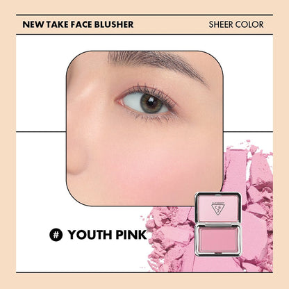 3CE New Take Face Blusher 4 Types