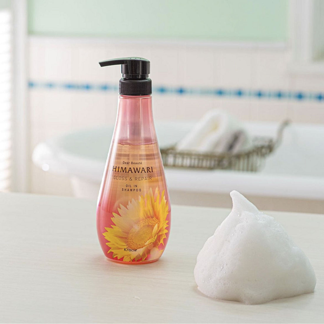 Kracie Dear Beaute Himawari Oil In Shampoo Gloss &amp; Repair 500ml
