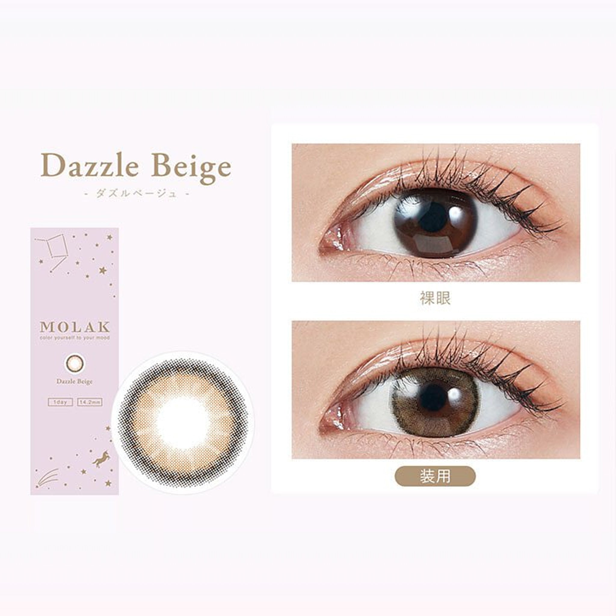 MOLAK Daily Contact Lenses-Dazzle Beige 10lenses