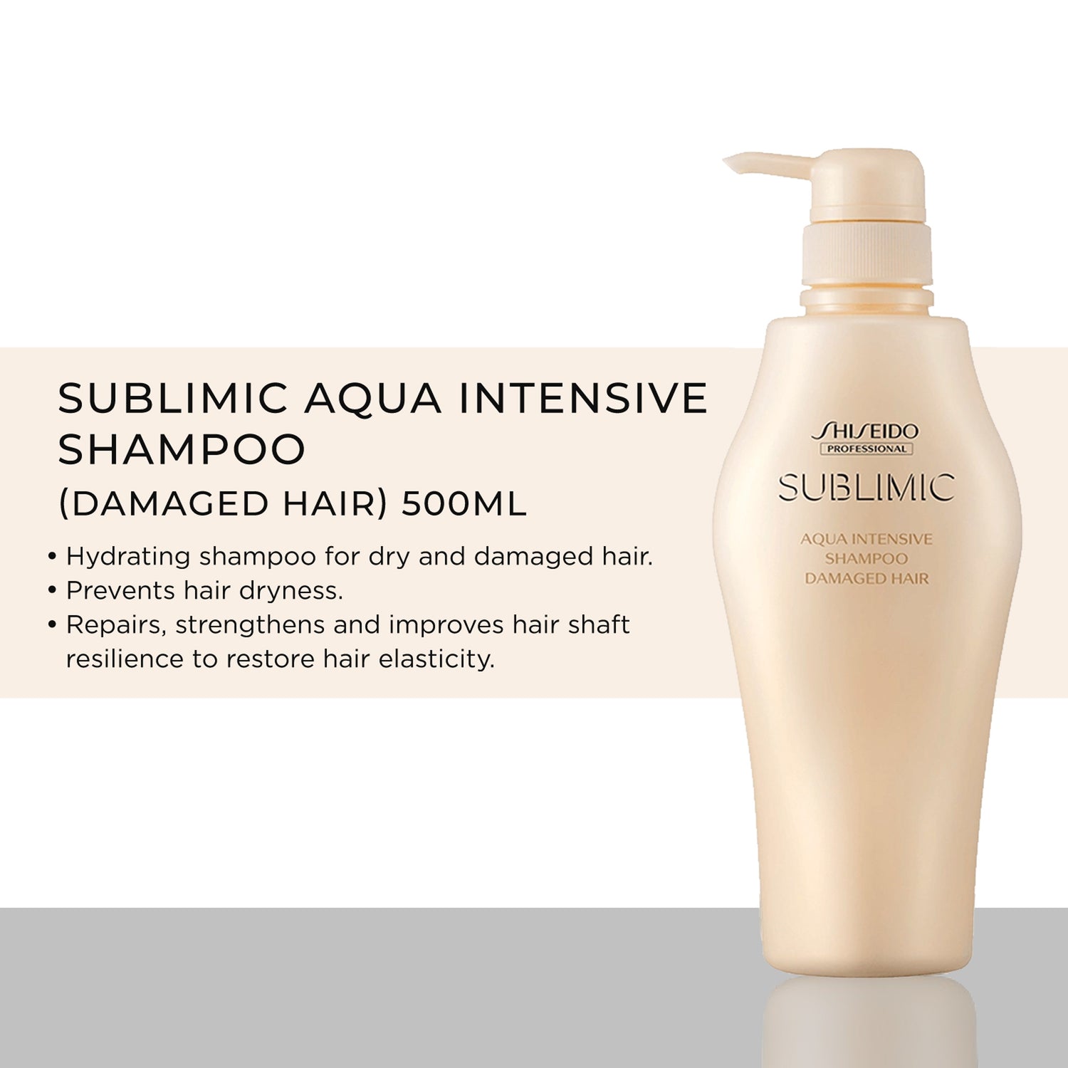 SHISEIDO Aqua Intensive Shampoo 500ml
