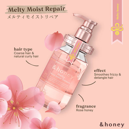 ViCREA &amp;honey Melty Moist Repair Shampoo 1.0 445ml