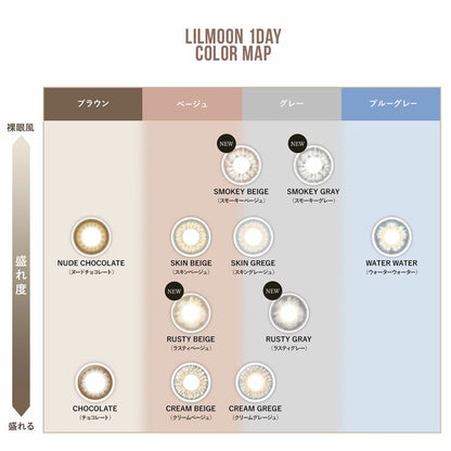 LIL MOON 1Day Contact Lenses ±0.00 10pcs