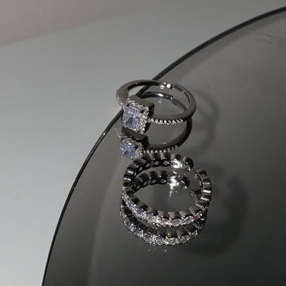 Luxurious Full Zirconia Ring
