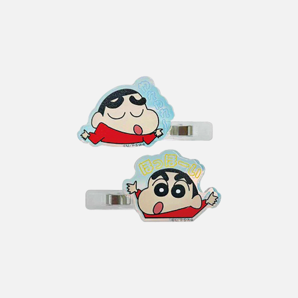 Aiplanning Crayon Shin-chan Aurora Acrylic Hair Clip 2 pcs