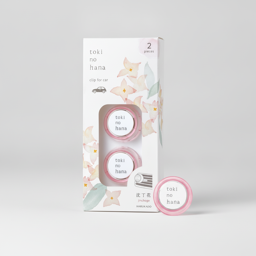 HARUKADO Toki No Hana Clip Car Fragrance 2pcs