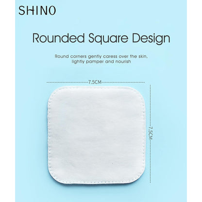 SHINO-Natural Cotton Pads-100pcs
