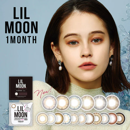 LIL MOON 1Month Contact Lenses-Rusty Brown 1pc