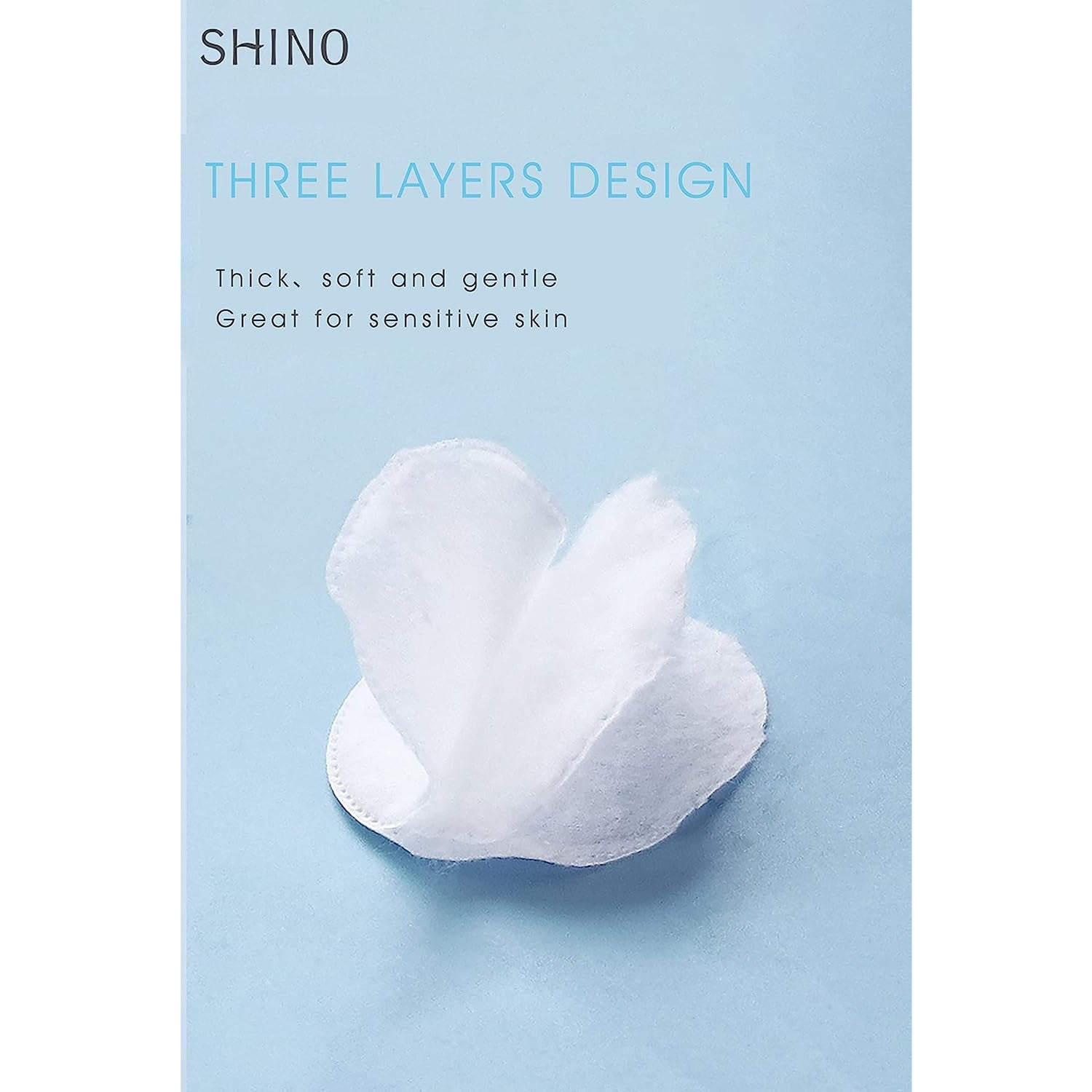 SHINO Round Cotton Pads 100pcs
