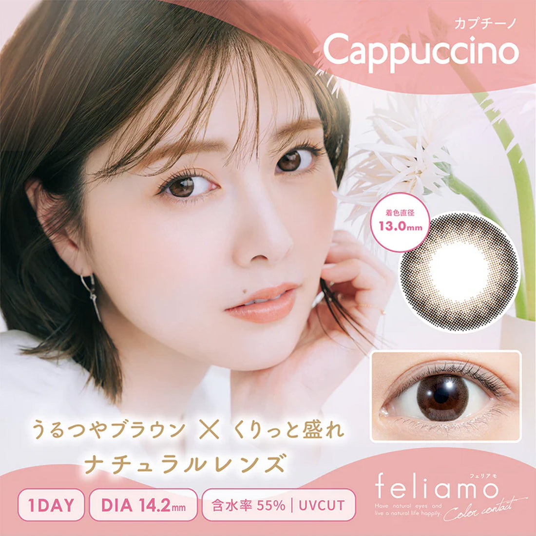 Feliamo Daily Contact Lenses-Cappuccino 10lenses