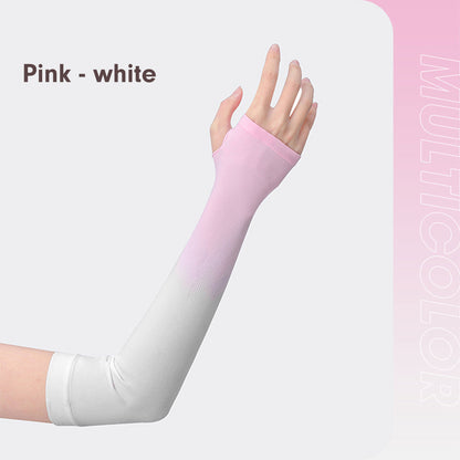 S REPUBLIC Fashion Cooling Arm Sleeves with Thumb Hole