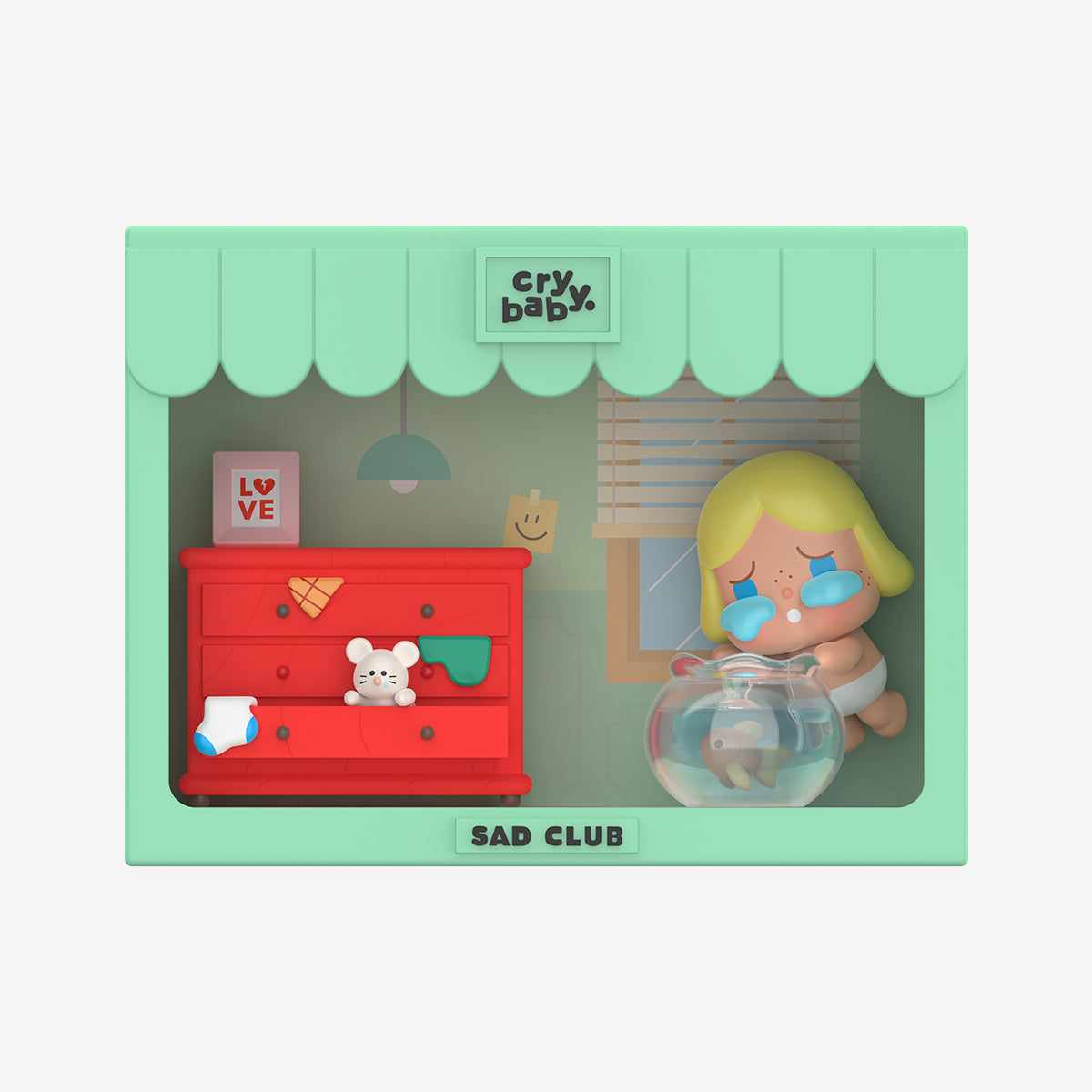 POP MART CRYBABY Sad Club Series Scene Sets Blind Box