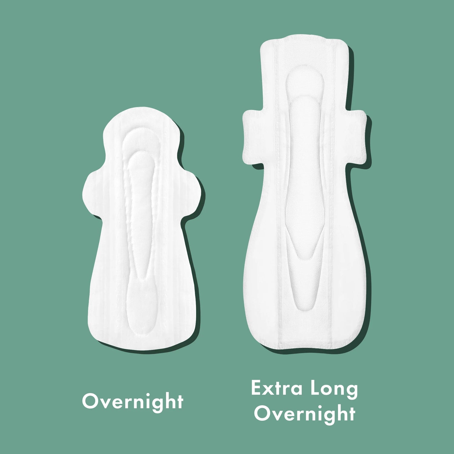 Rael Organic Cotton Cover Pads- Extra Long Overnight 6 pcs