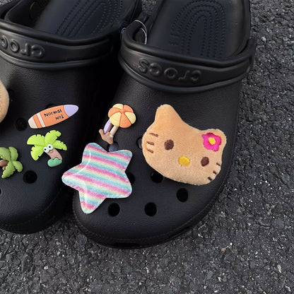 3D Hello Kitty Hawaiian Crocs Shoes Charms Decoration 1pack