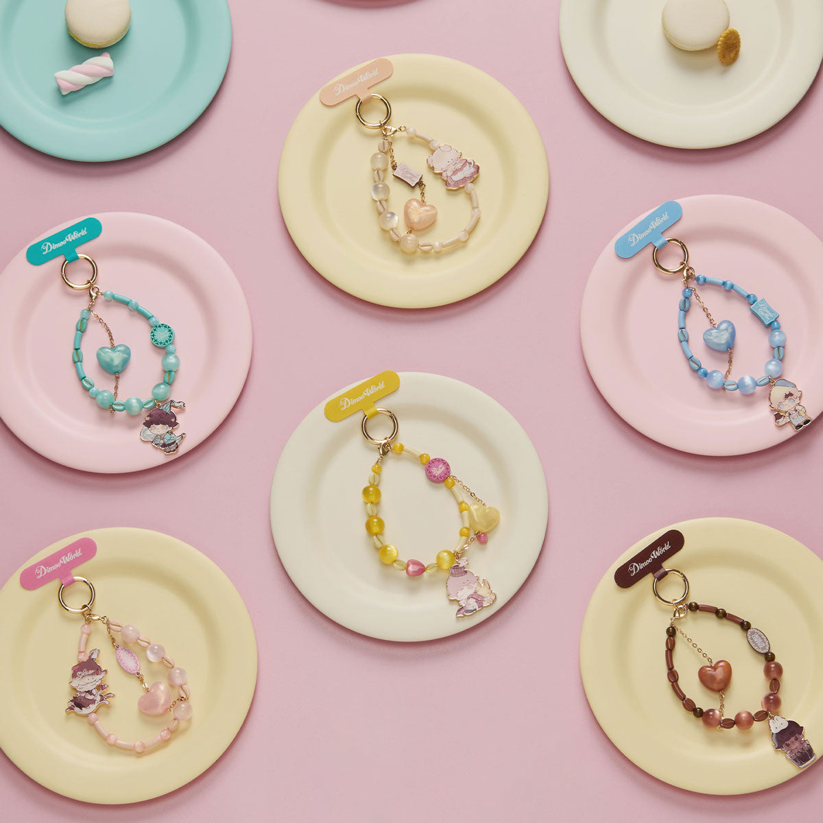 POP MART DIMOO Crush on Coffee Series-Phone Charm Blind Box