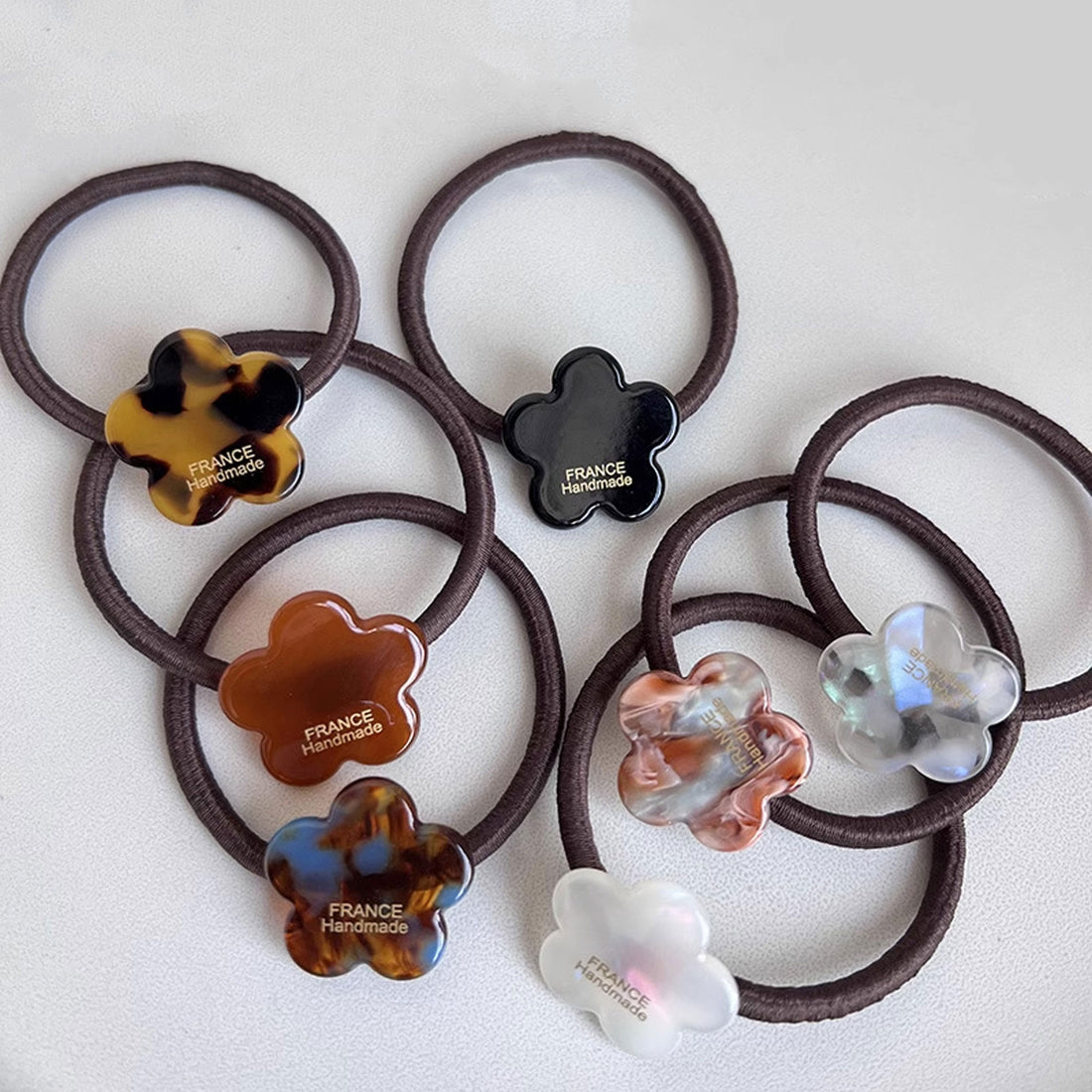 Flower acetate rubber band