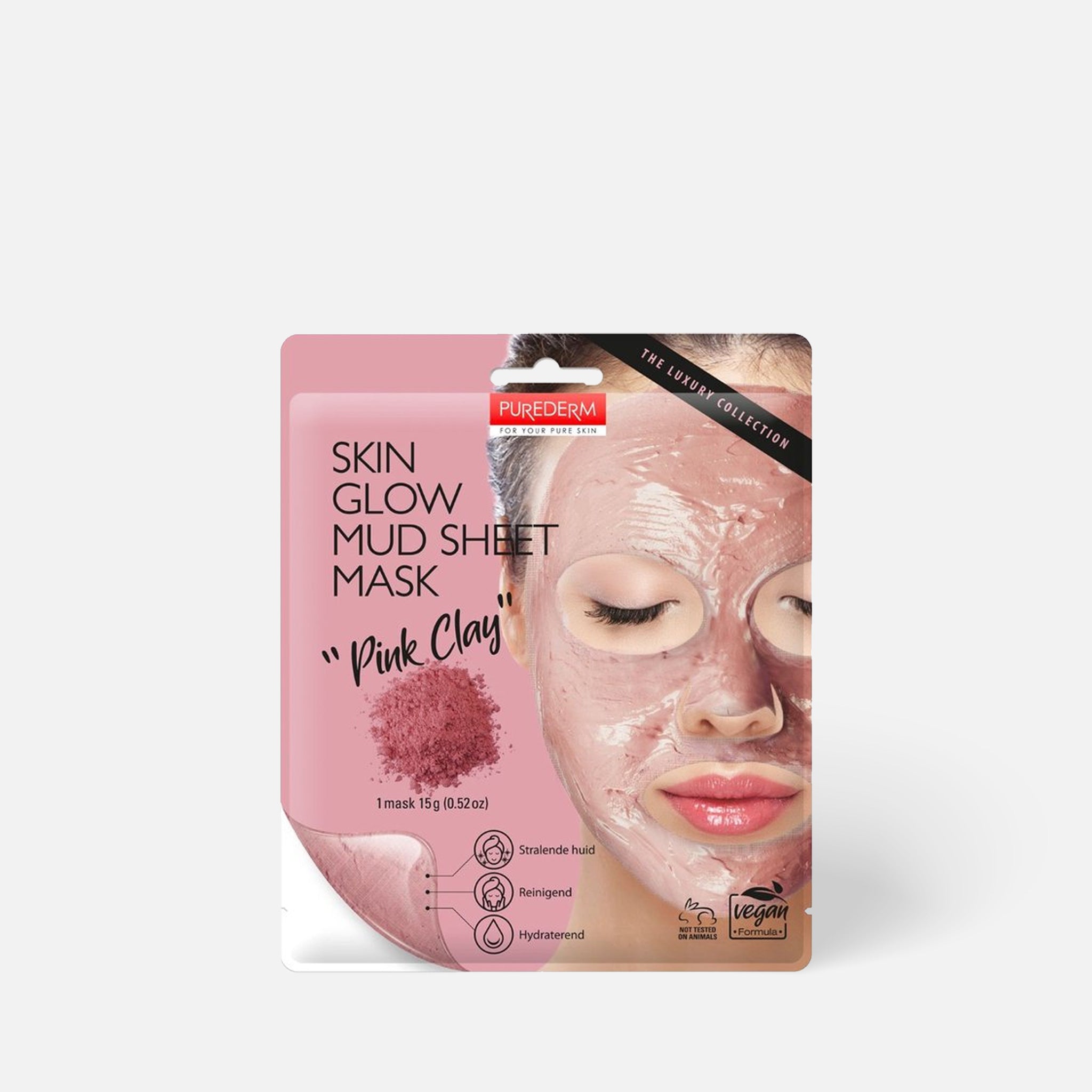 PUREDERM Skin Brightening Mud Sheet Mask Pink Clay – LAMOUR Beauty & Life