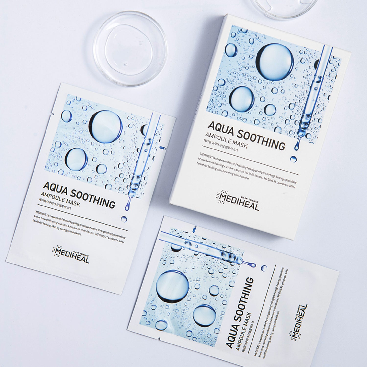 MEDIHEAL Aqua Soothing Ampoule Mask 10pcs