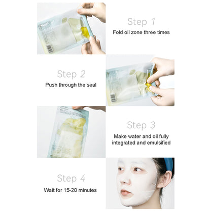 FAN BEAUTY DIARY Oleaeuropaear Extract Nourishing Water+Oil Mask 5pcs