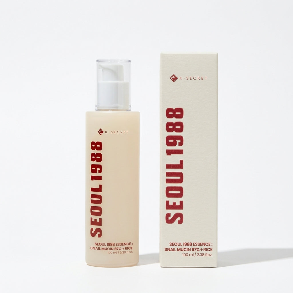 K-Secret Seoul 1988 Essence Snail Mucin 97% + Rice 100ml
