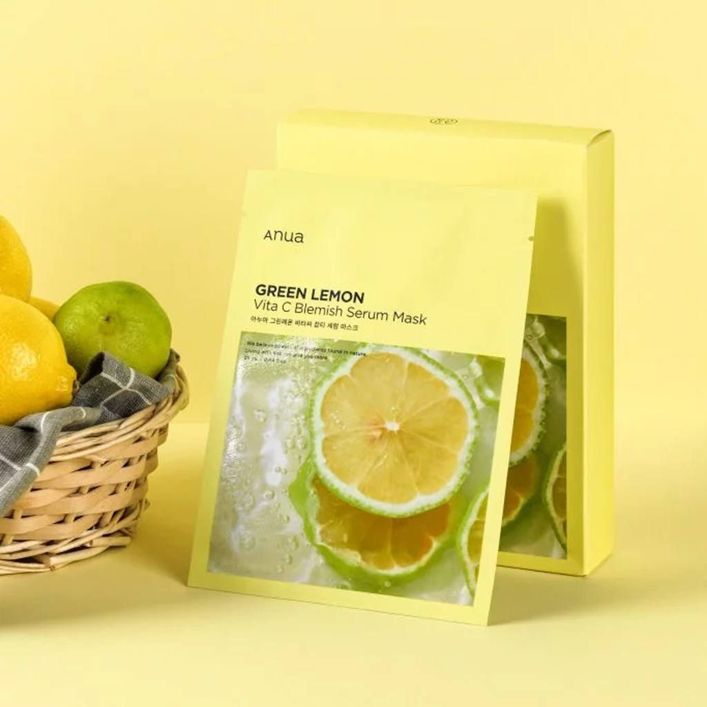 Anua Green Lemon Serum Mask 10 pcs