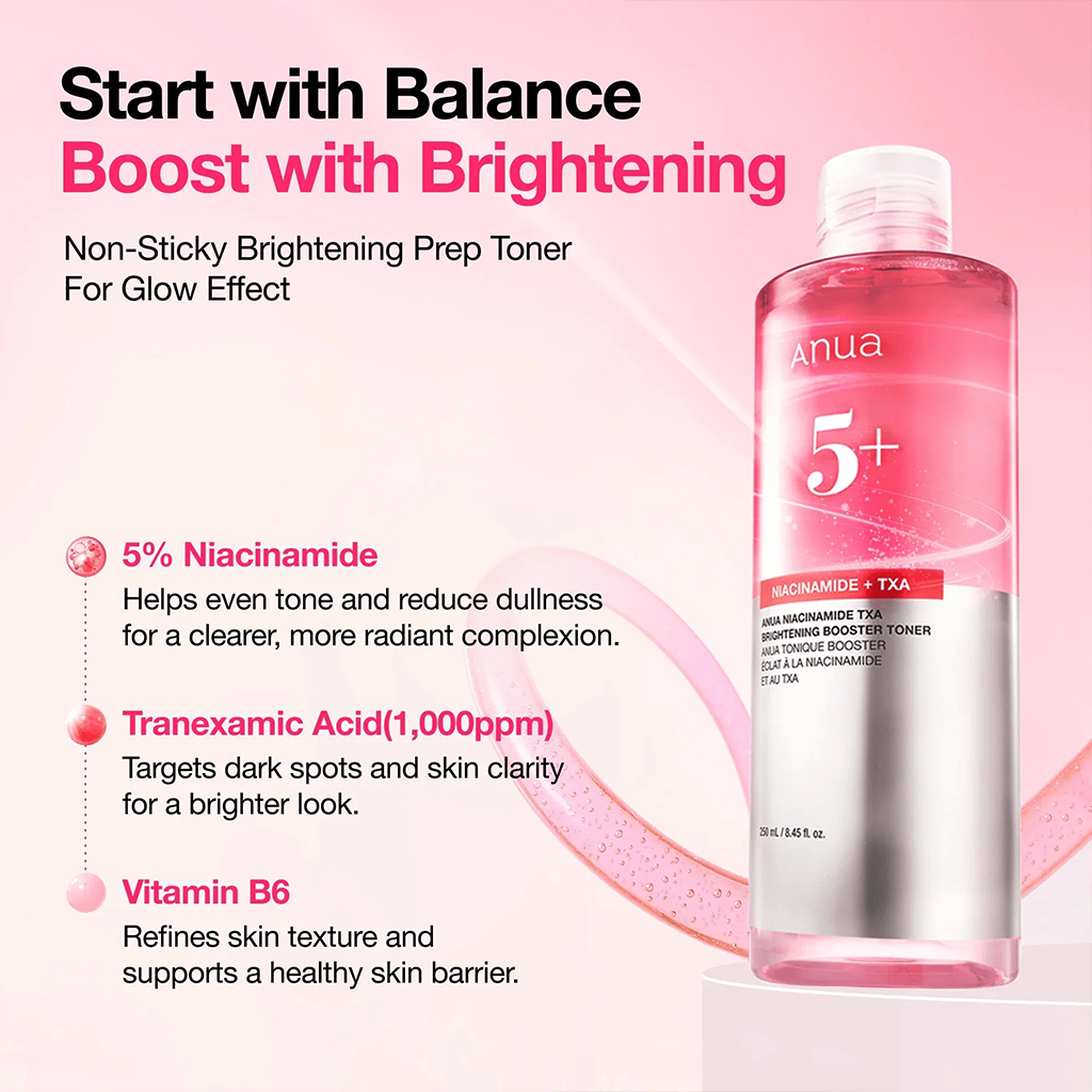 ANUA Niacinamide TXA Brightening Booster Toner 250ml