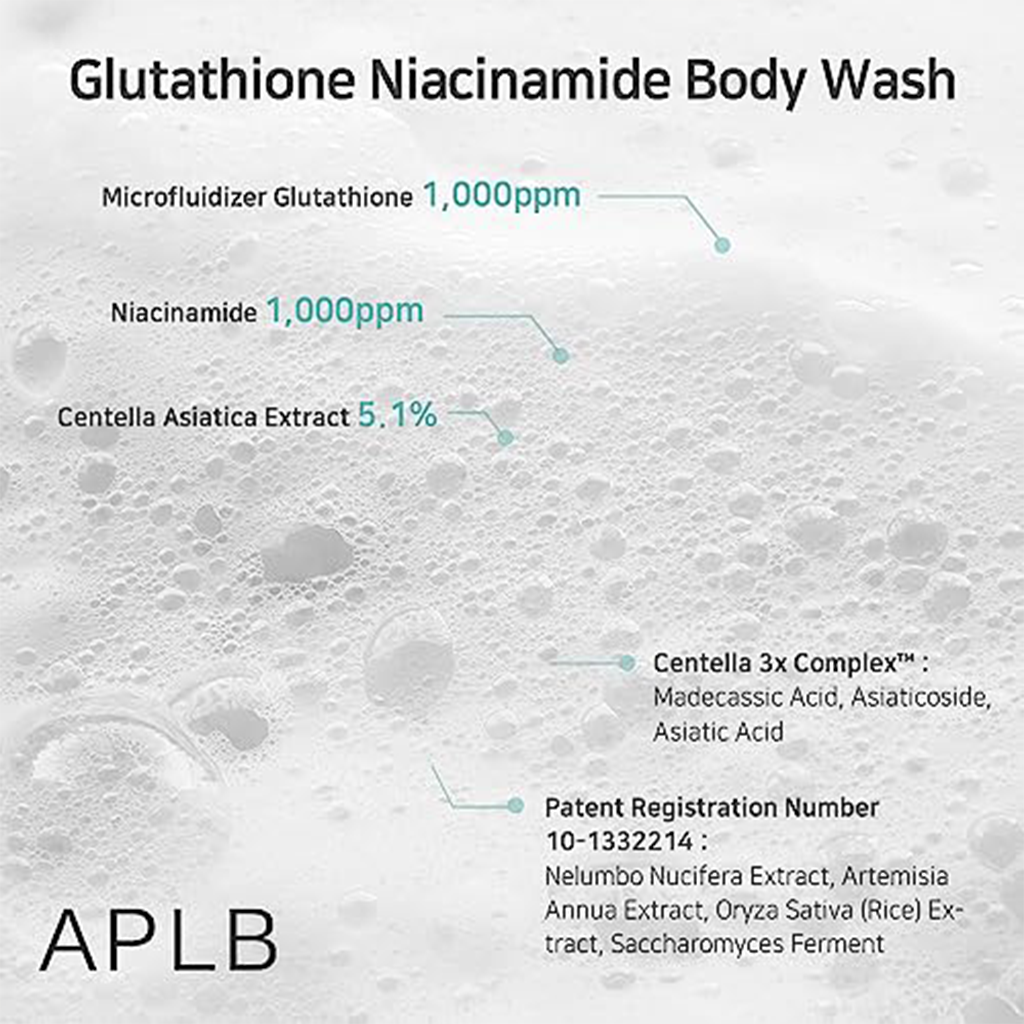 APLB Glutathione Niacinamide Body Wash 300ml