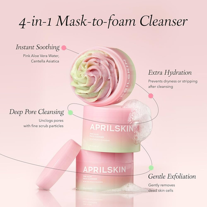 APRILSKIN Pink Aloe Pack Cleanser 120 g