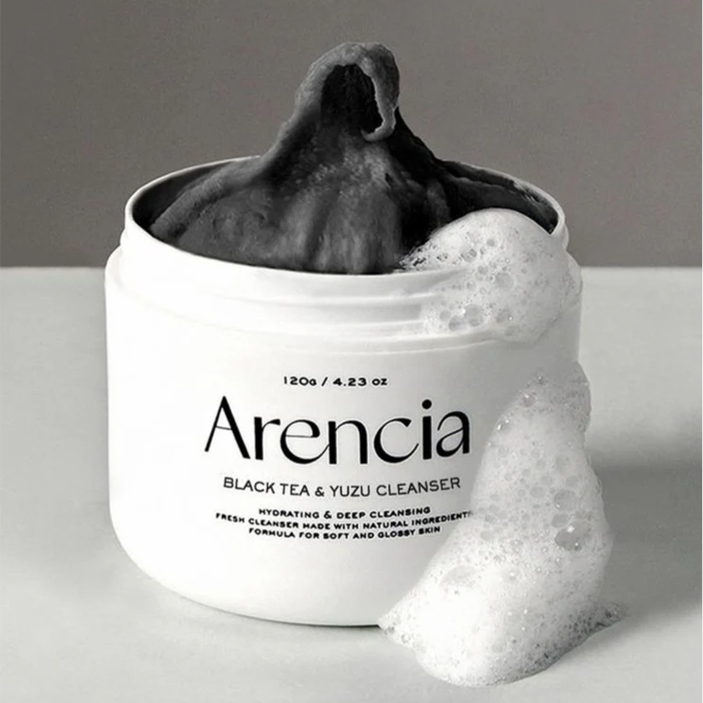 ARENCIA Black Tea &amp; Yuzu Cleanser 120g