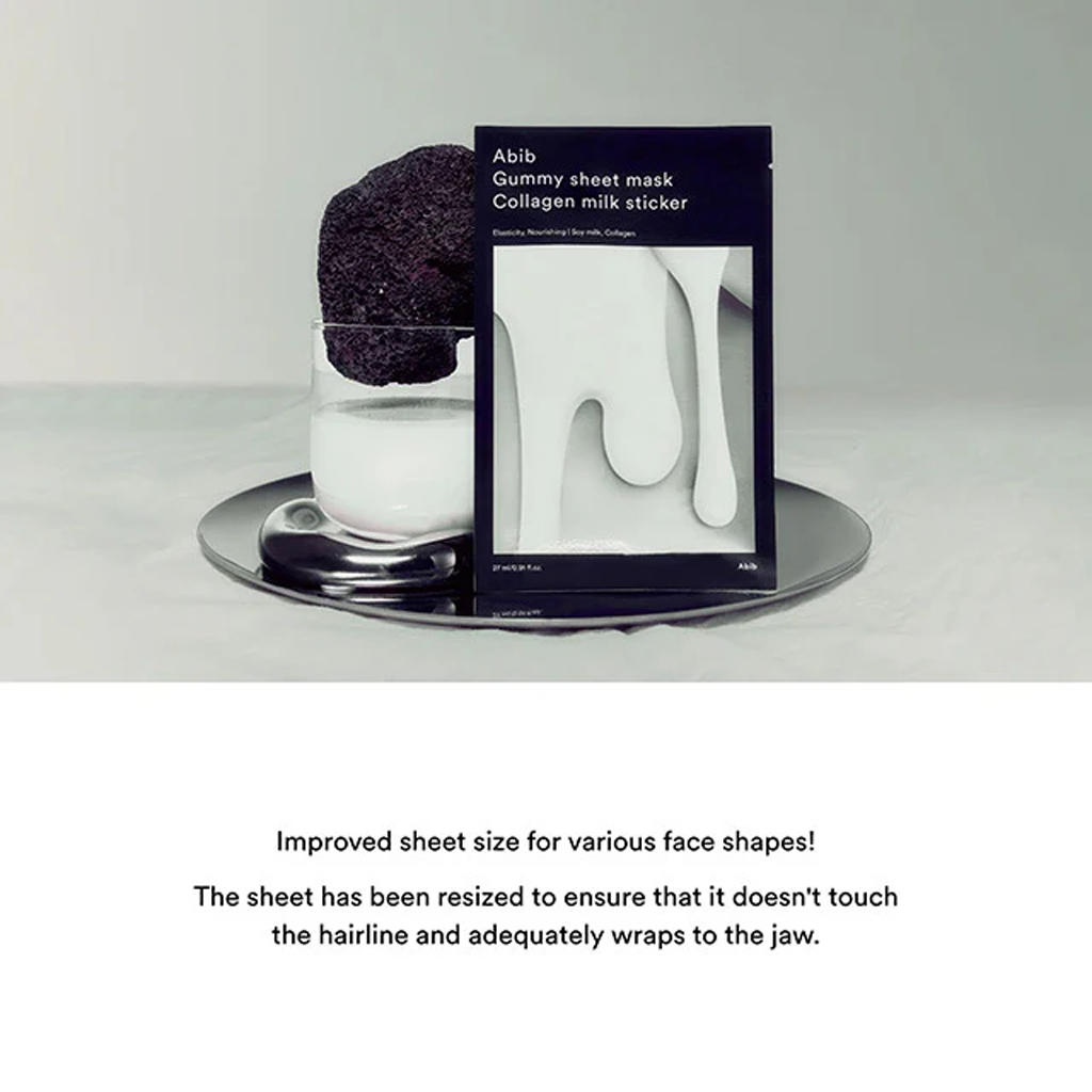 Abib Gummy Sheet Mask Pack Milk Sticker 10 pcs New Edition