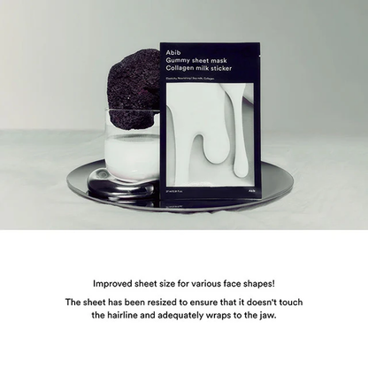 Abib Gummy Sheet Mask Pack Milk Sticker 10 pcs New Edition