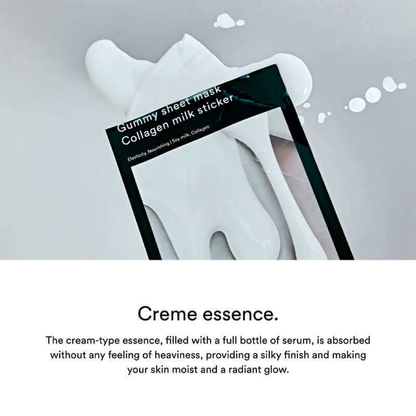 Abib Gummy Sheet Mask Pack Milk Sticker 10 pcs New Edition