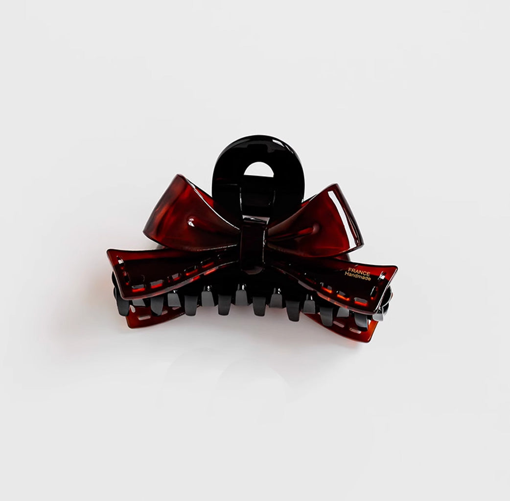 Acetate Bow Hair Clip 9.6 cm