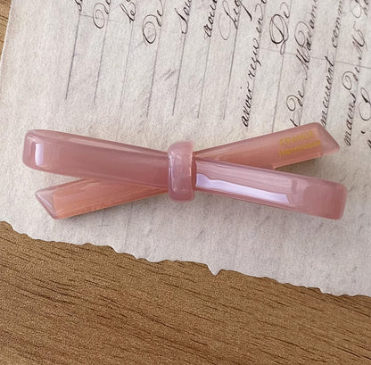 Acetate Bow Hair Claw Clip 6.6 cm