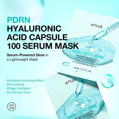 Anua PDRN Hyaluronic Acid Capsule 100 Serum Mask 23 ml